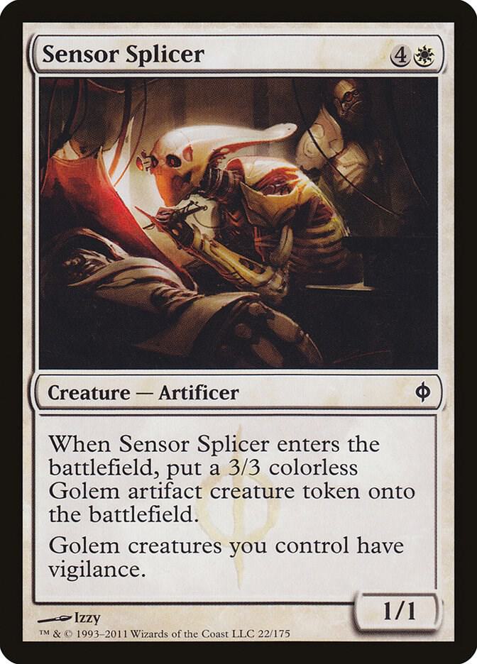Sensor Splicer 22 card from New Phyrexia