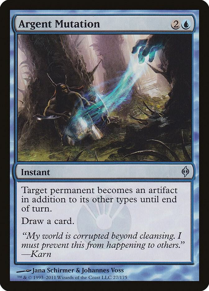 Argent Mutation 27 card from New Phyrexia