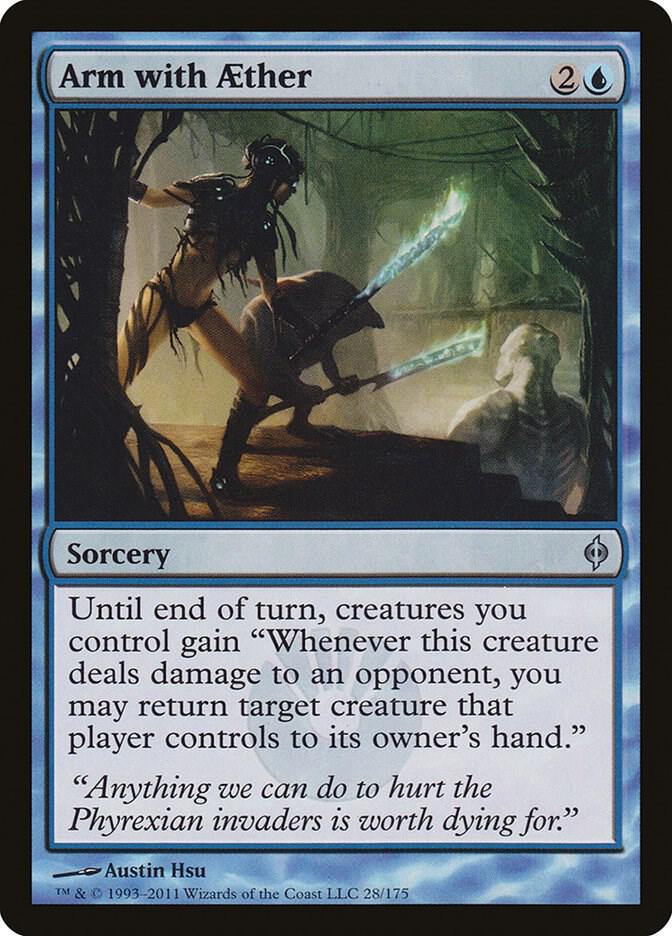 Arm with Aether 28 card from New Phyrexia