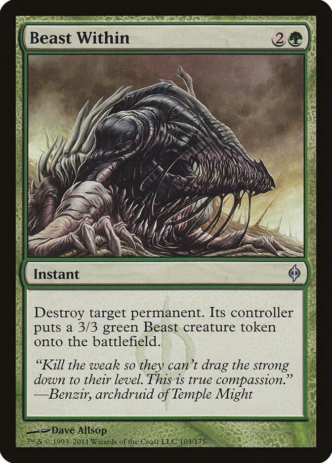 Beast Within 103 card from New Phyrexia