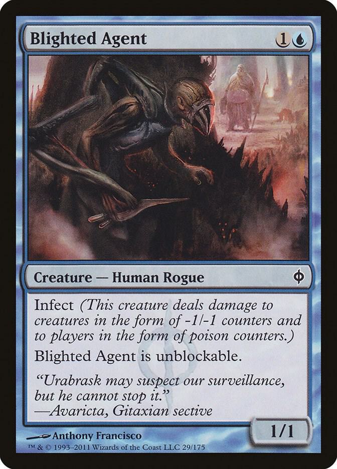 Blighted Agent 29 card from New Phyrexia