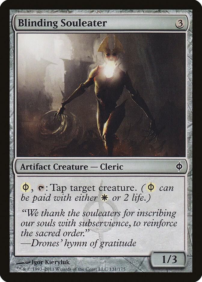 Blinding Souleater 131 card from New Phyrexia