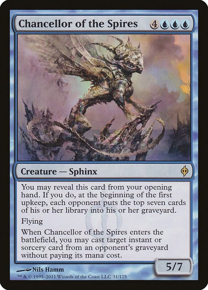 Chancellor of the Spires 31 card from New Phyrexia