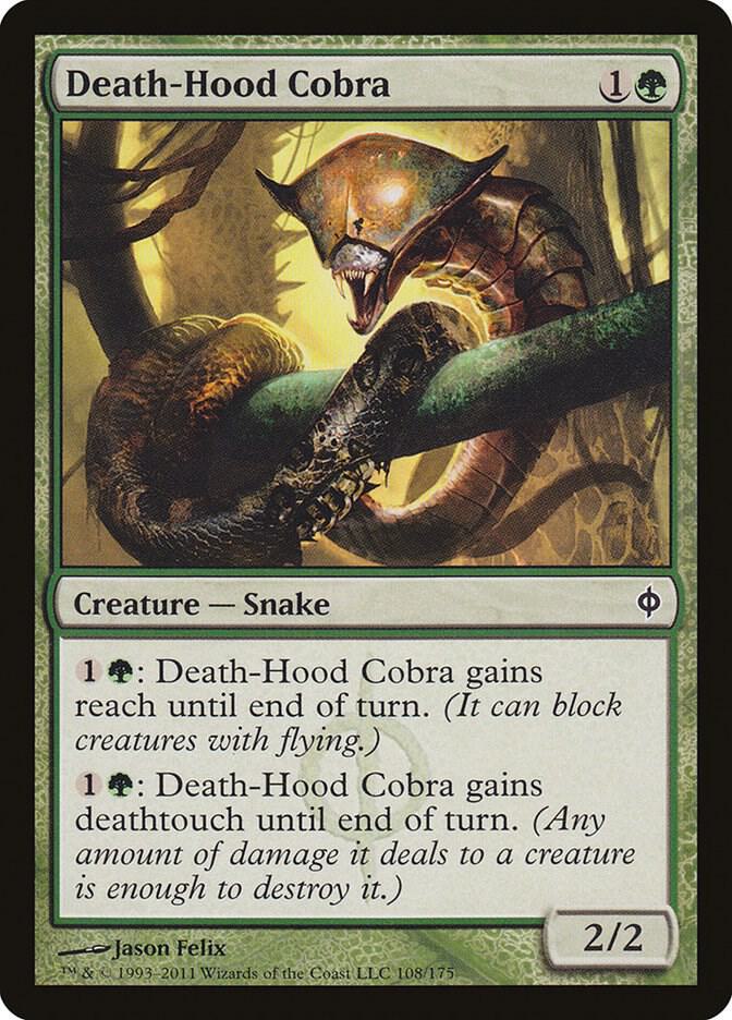 Death-Hood Cobra 108 card from New Phyrexia