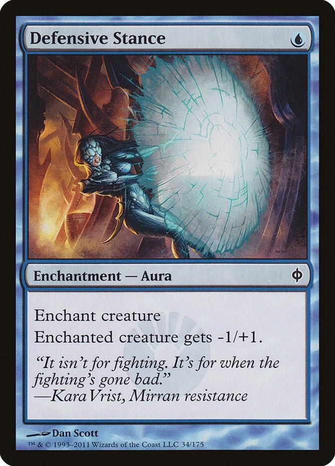 Defensive Stance 34 card from New Phyrexia