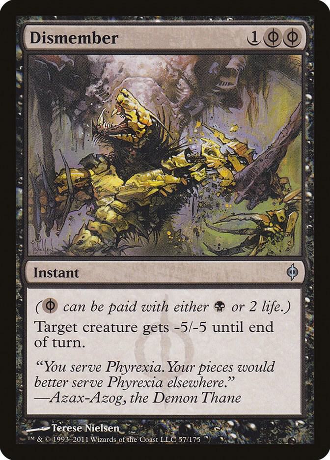 Dismember 57 card from New Phyrexia