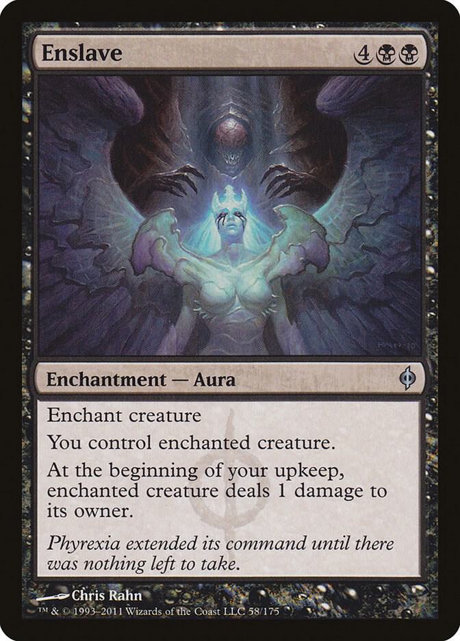 Enslave 58 card from New Phyrexia