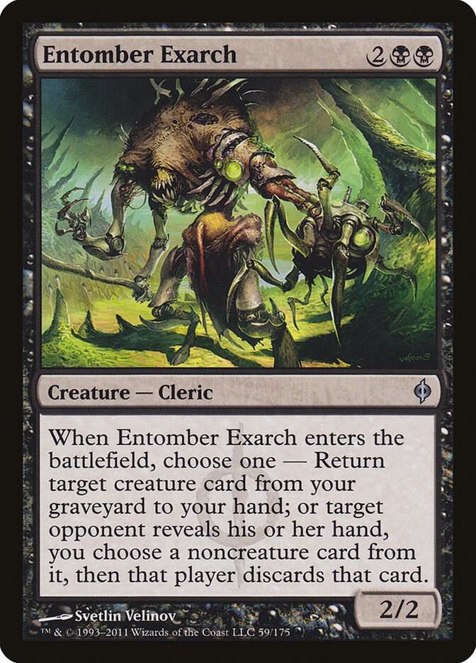 Entomber Exarch 59 card from New Phyrexia
