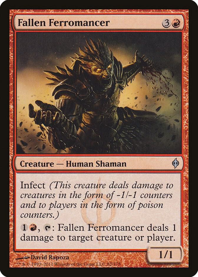Fallen Ferromancer 82 card from New Phyrexia