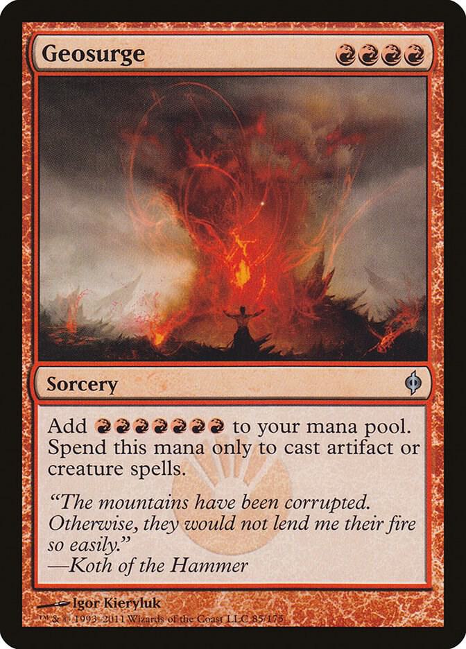 Geosurge 85 card from New Phyrexia