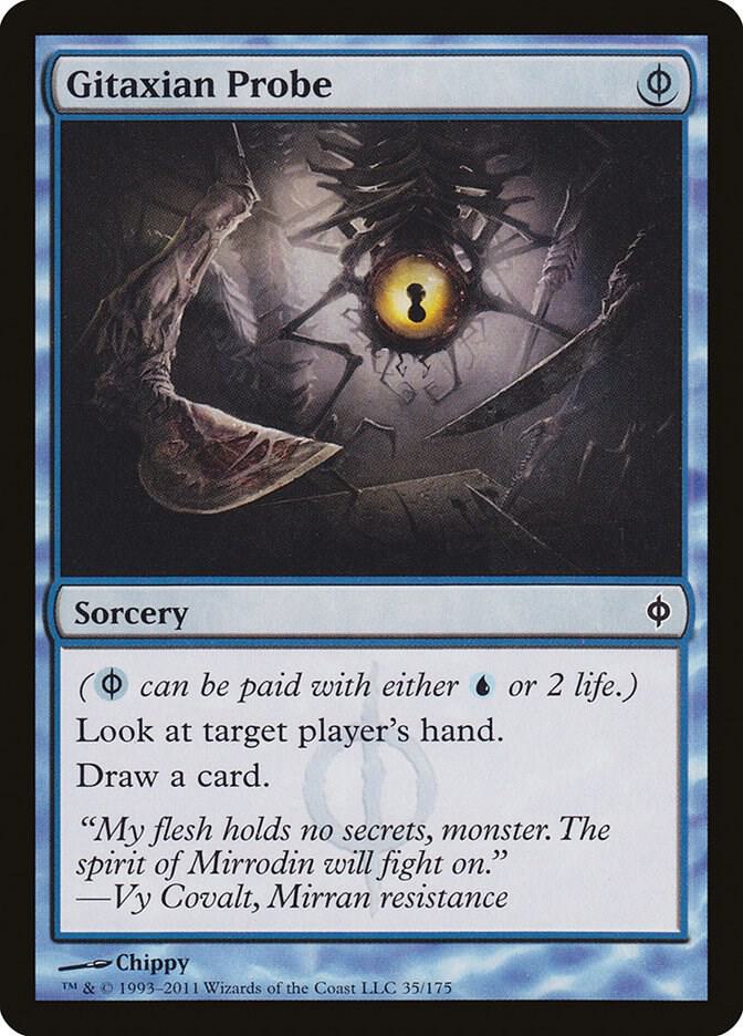 Gitaxian Probe 35 card from New Phyrexia
