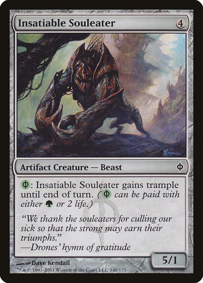 Insatiable Souleater 140 card from New Phyrexia