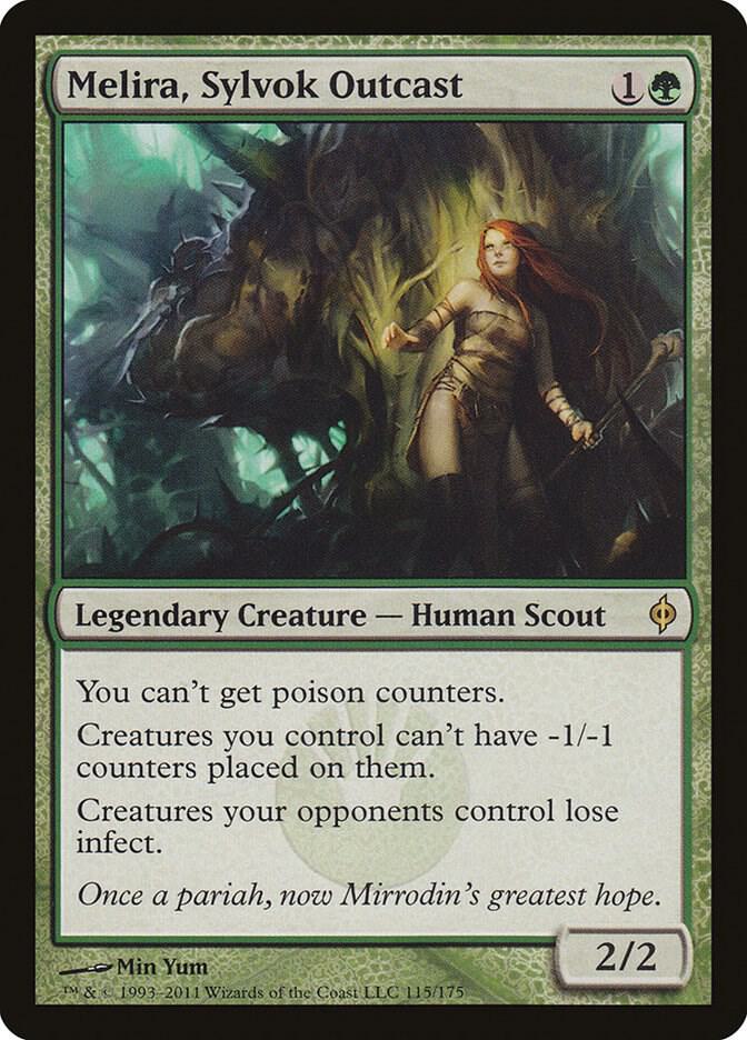 Melira, Sylvok Outcast 115 card from New Phyrexia