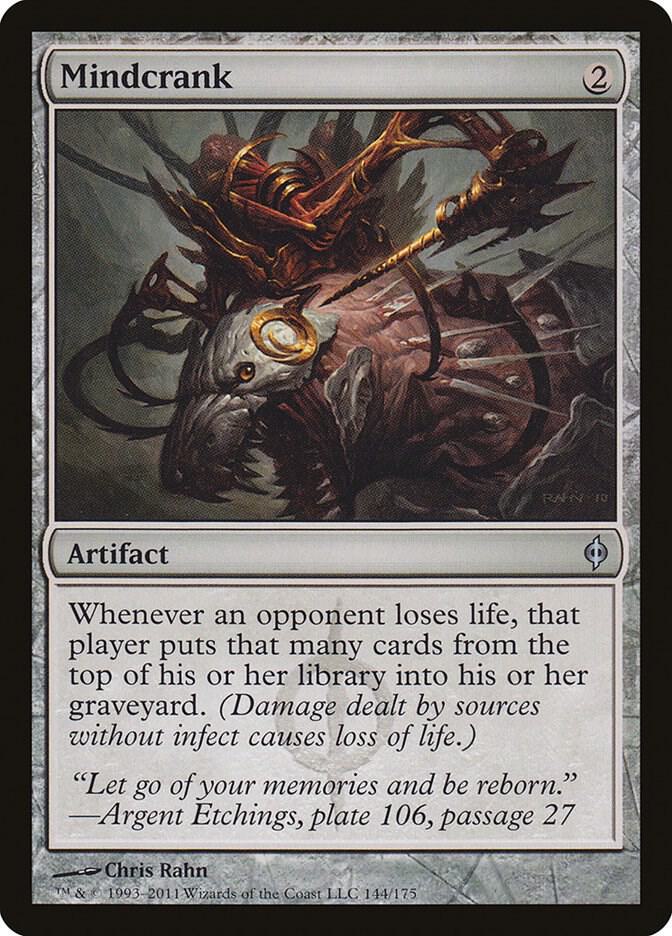 Mindcrank 144 card from New Phyrexia