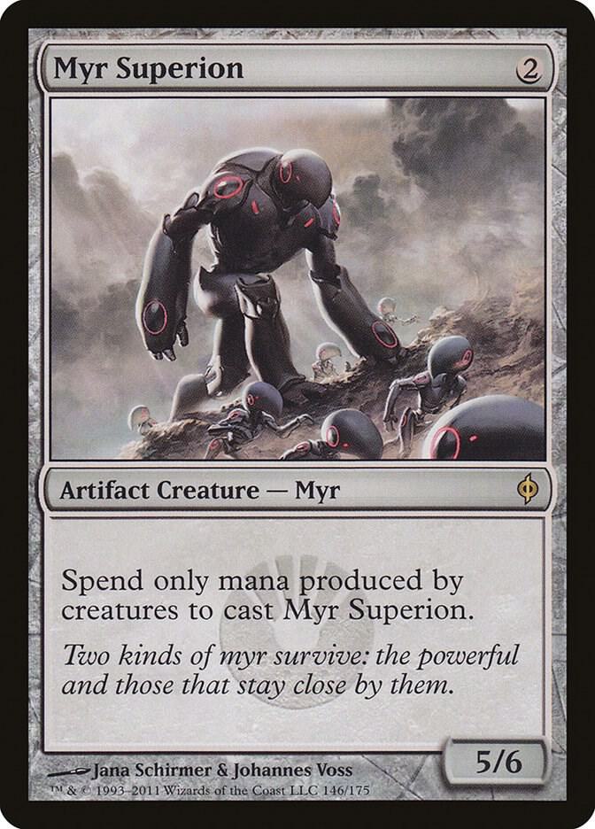 Myr Superion 146 card from New Phyrexia