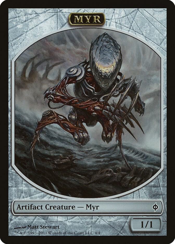 Myr Token 4 card from New Phyrexia