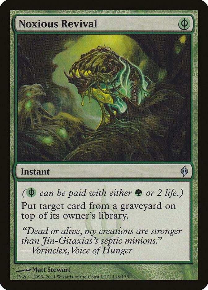 Noxious Revival 118 card from New Phyrexia