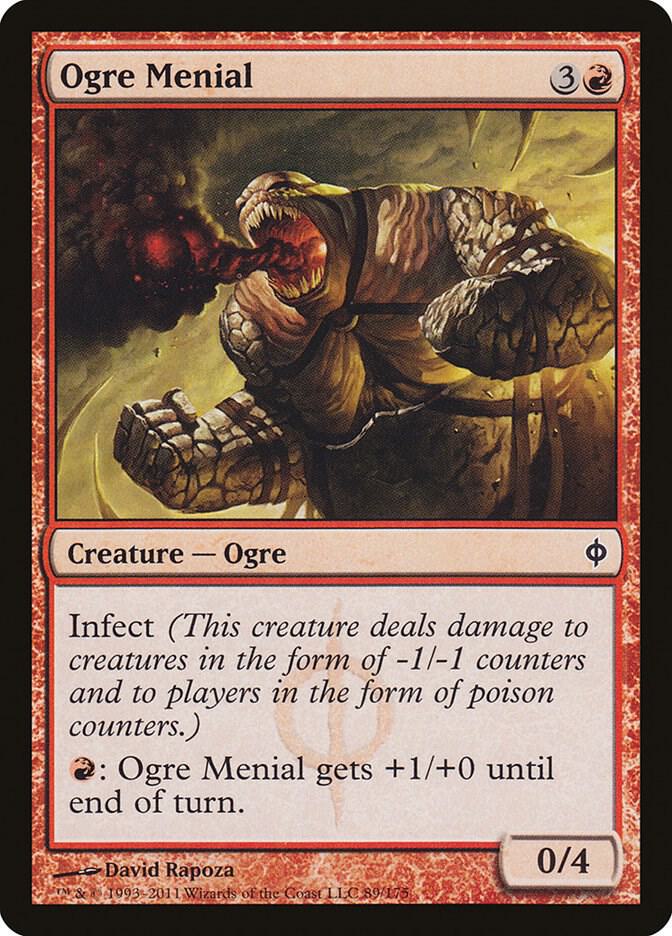 Ogre Menial 89 card from New Phyrexia