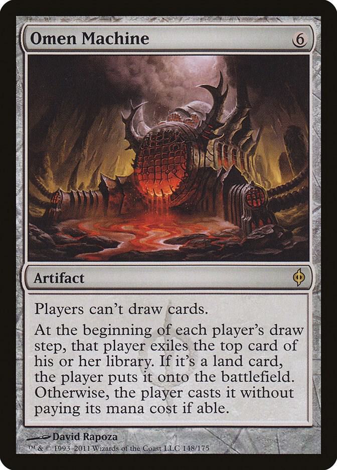 Omen Machine 148 card from New Phyrexia