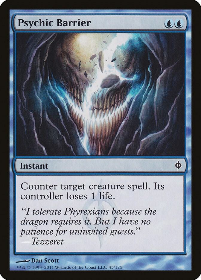 Psychic Barrier 43 card from New Phyrexia