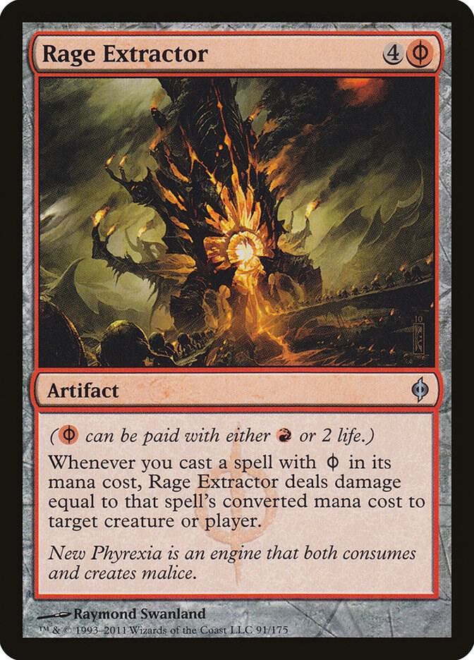 Rage Extractor 91 card from New Phyrexia