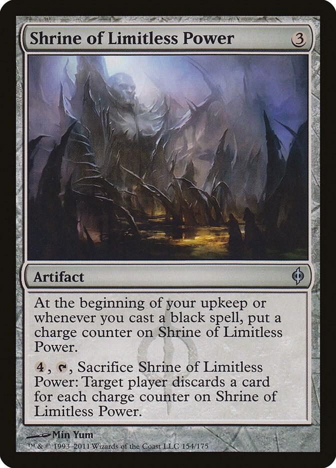 Shrine of Limitless Power 154 card from New Phyrexia