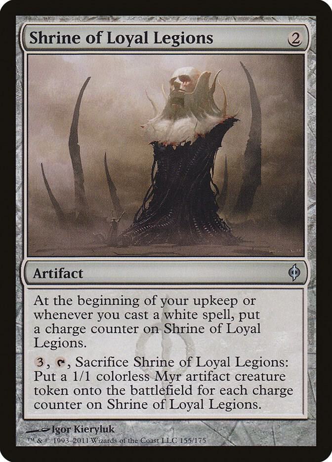 Shrine of Loyal Legions 155 card from New Phyrexia