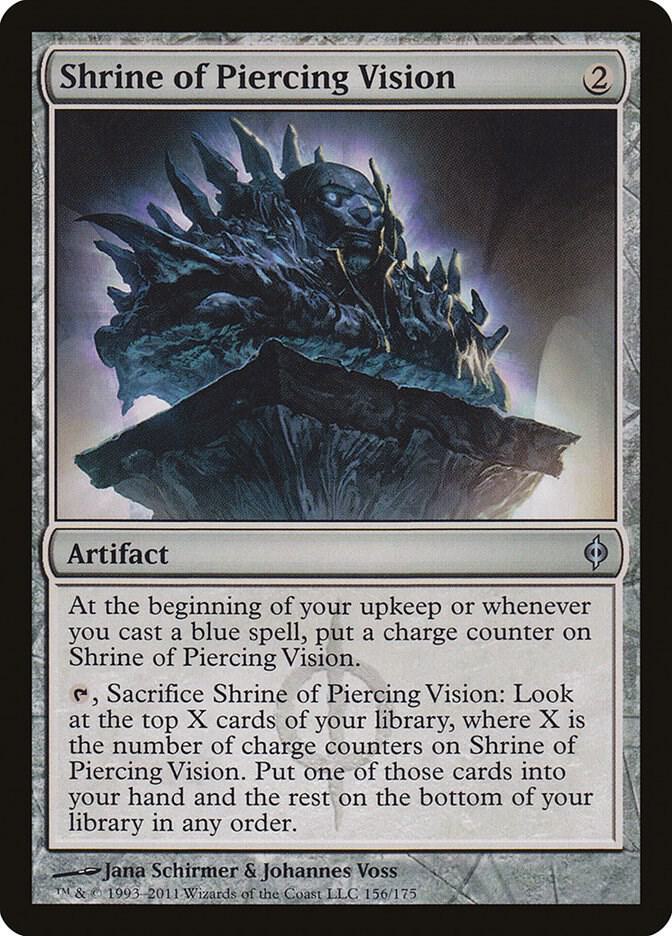 Shrine of Piercing Vision 156 card from New Phyrexia