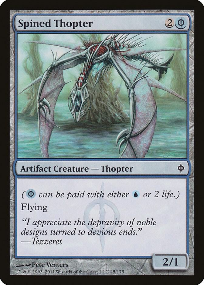 Spined Thopter 45 card from New Phyrexia