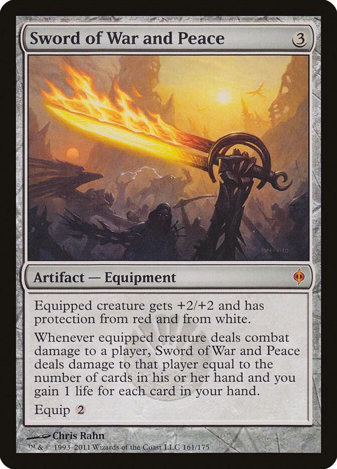 Sword of War and Peace 161 card from New Phyrexia
