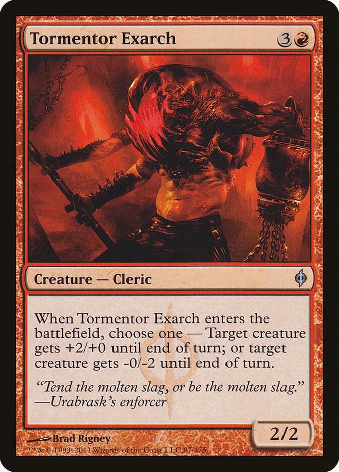 Tormentor Exarch 97 card from New Phyrexia