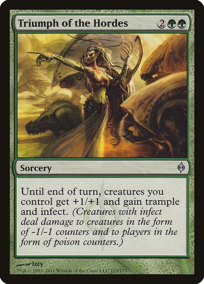 Triumph of the Hordes 123 card from New Phyrexia