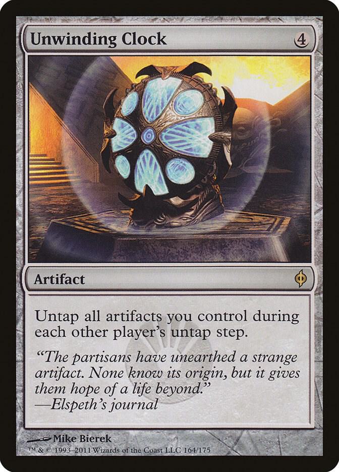 Unwinding Clock 164 card from New Phyrexia