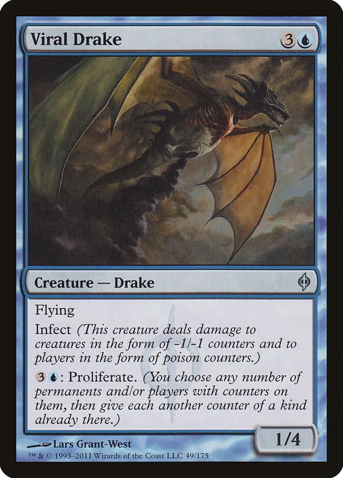 Viral Drake 49 card from New Phyrexia
