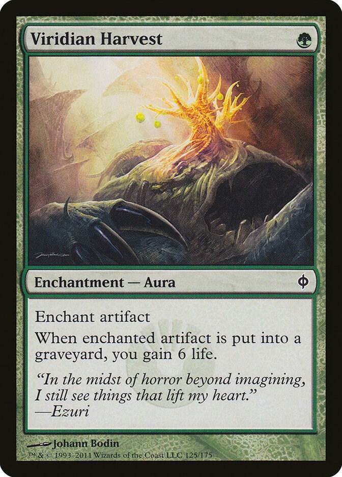 Viridian Harvest 125 card from New Phyrexia