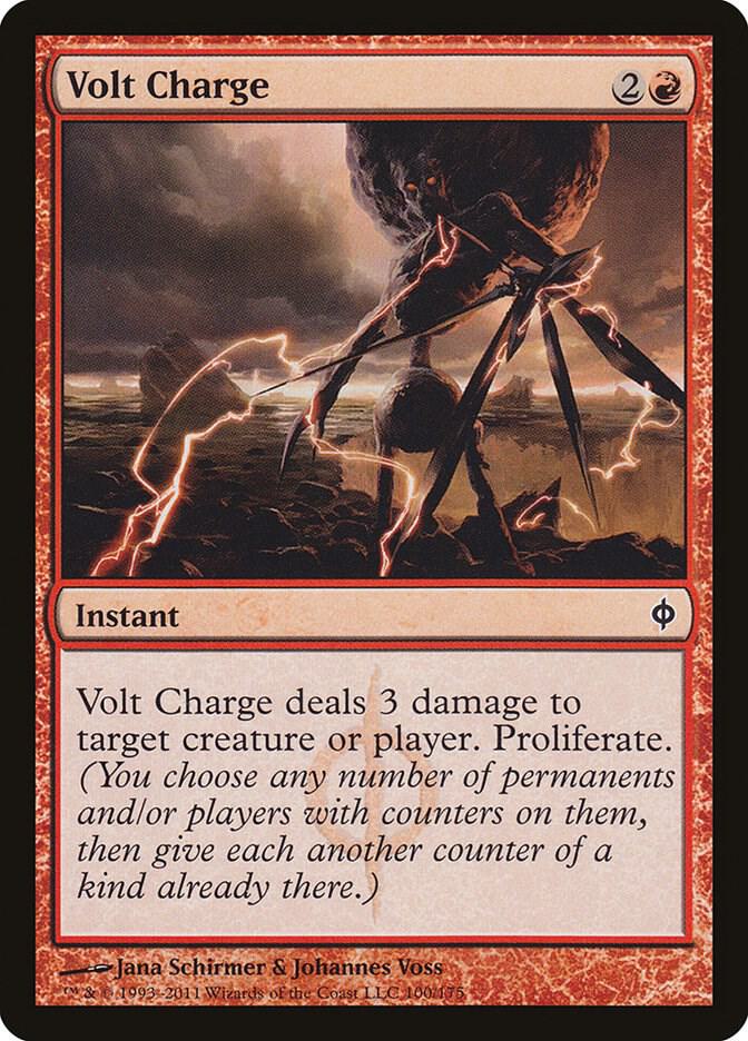 Volt Charge 100 card from New Phyrexia