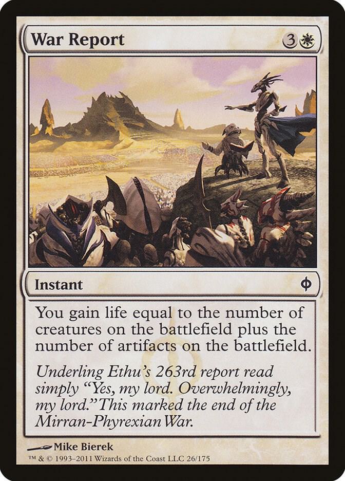 War Report 26 card from New Phyrexia