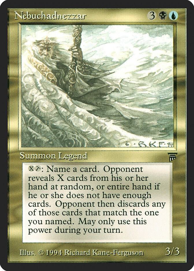 Nebuchadnezzar card from Legends