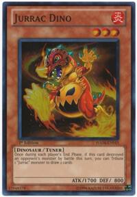 Jurrac Dino HA04-EN015 card from Hidden Arsenal 4