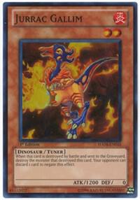 Jurrac Gallim HA04-EN016 card from Hidden Arsenal 4