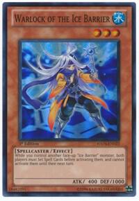 Warlock of the Ice Barrier HA04-EN023 card from Hidden Arsenal 4