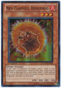 Neo Flamvell Hedgehog HA04-EN032 card from Hidden Arsenal 4