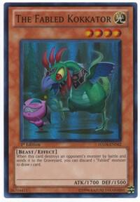 The Fabled Kokkator HA04-EN042 card from Hidden Arsenal 4