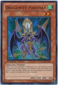 Dragunity Partisan HA04-EN045 card from Hidden Arsenal 4