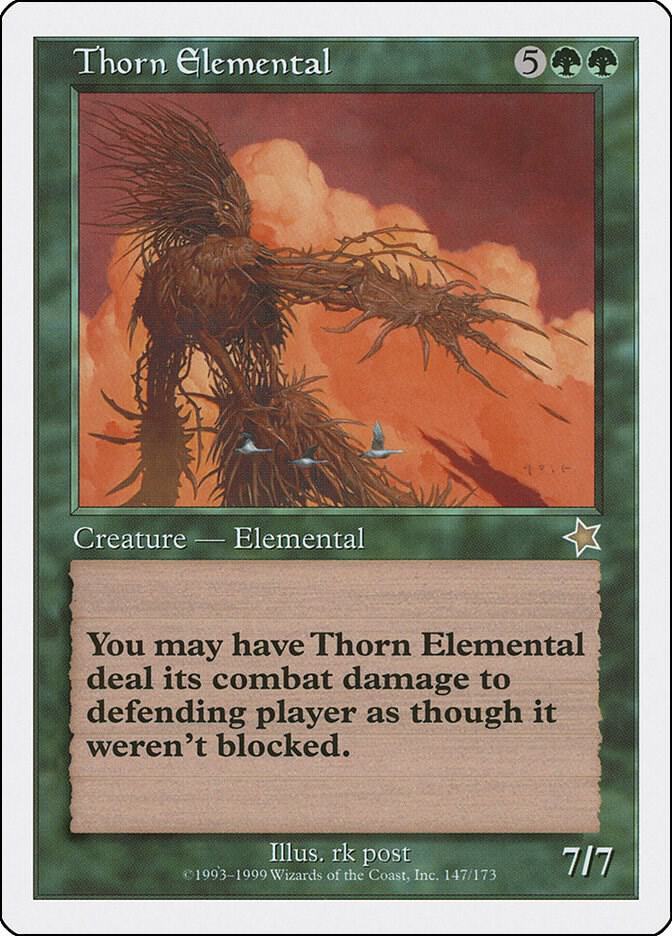 Thorn Elemental 147 card from Starter 1999