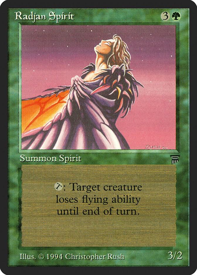 Radjan Spirit card from Legends