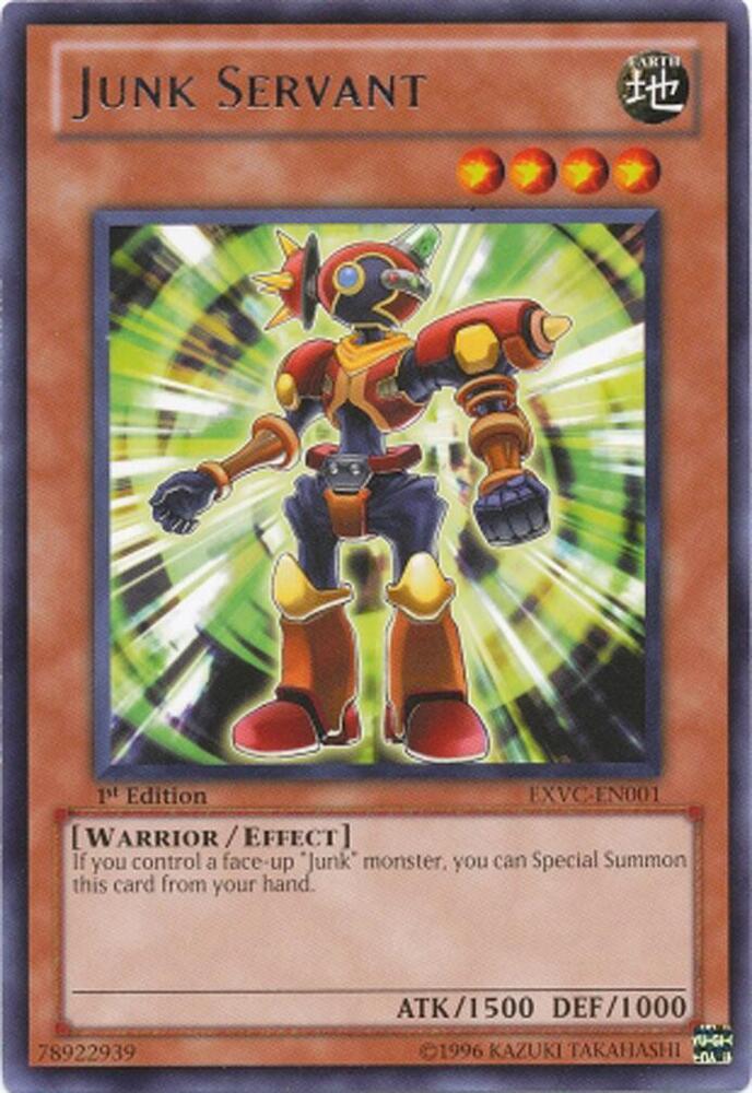 Junk Servant EXVC-EN001 card from Extreme Victory