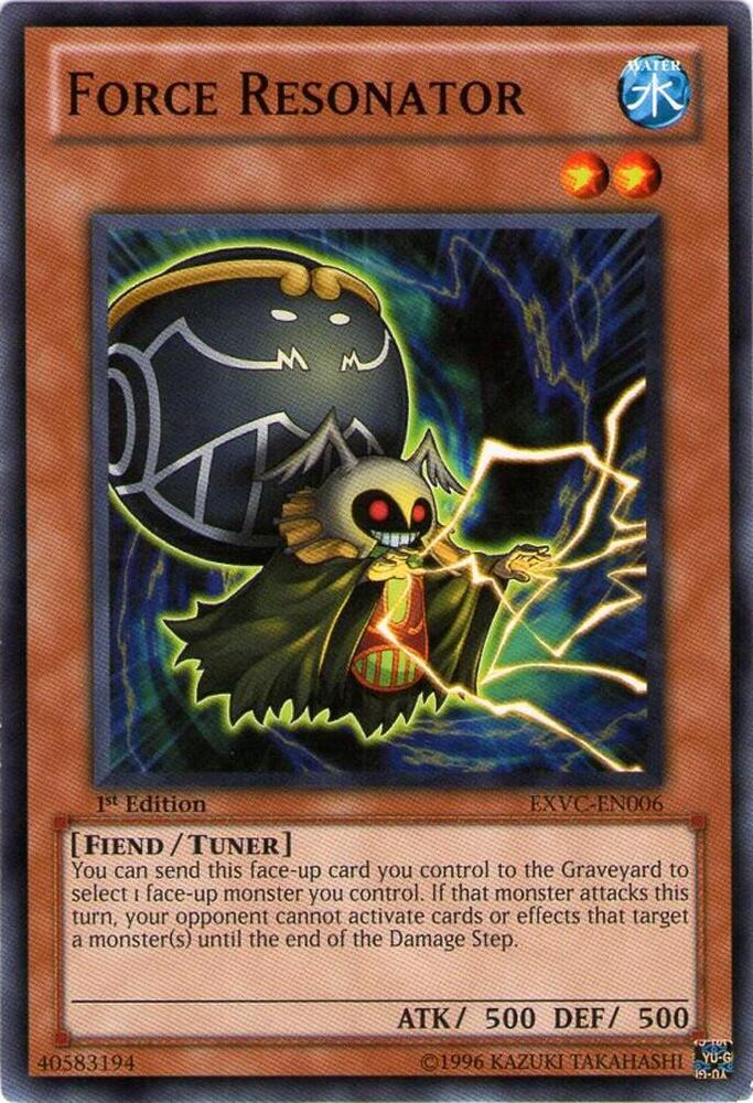 Force Resonator EXVC-EN006 card from Extreme Victory
