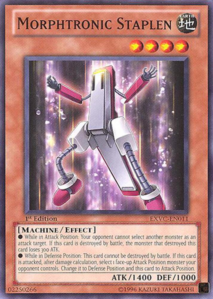 Morphtronic Staplen EXVC-EN011 card from Extreme Victory