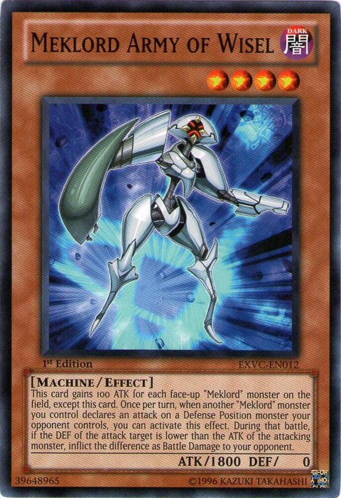 Meklord Army of Wisel EXVC-EN012 card from Extreme Victory